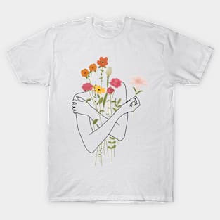 Her Flowers T-Shirt